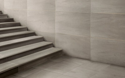 Escaleras de gres porcelánico, elegancia y funcionalidad